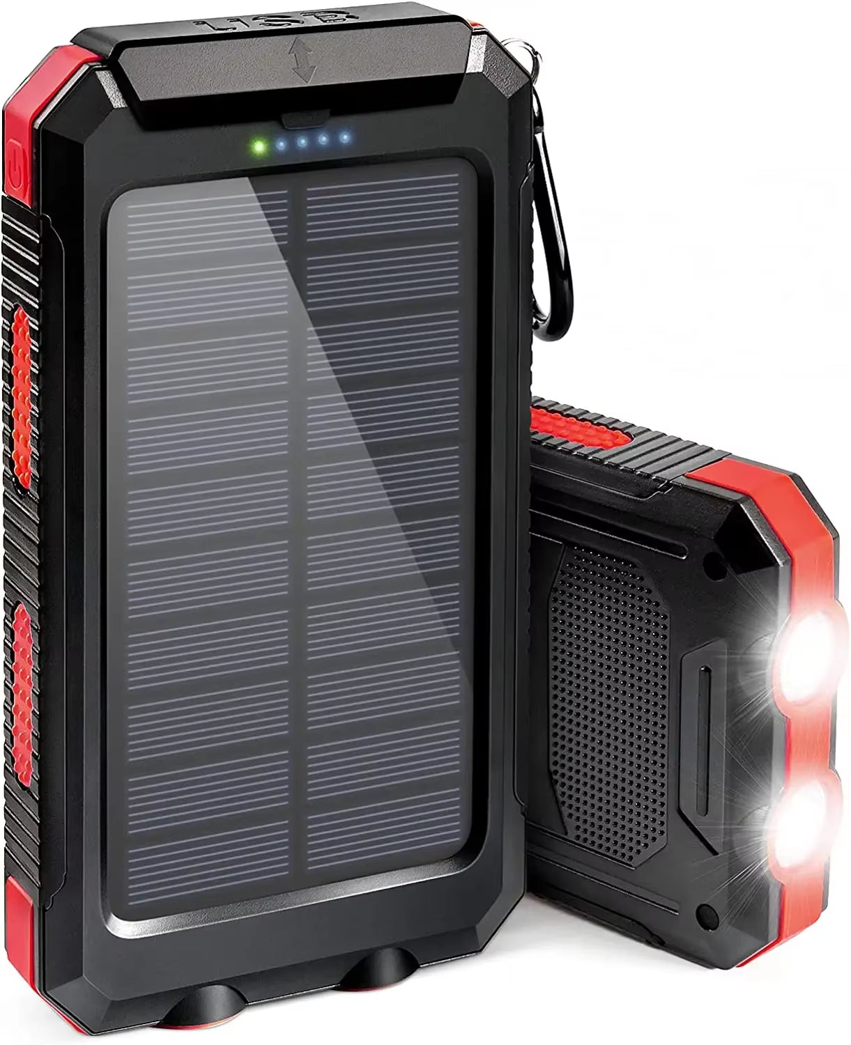 Universal 20000Mah Silicon Portatil Solar Power Bank Solar Powerbank Waterproof Wireless Solar Charger for Cell Mobile Phone