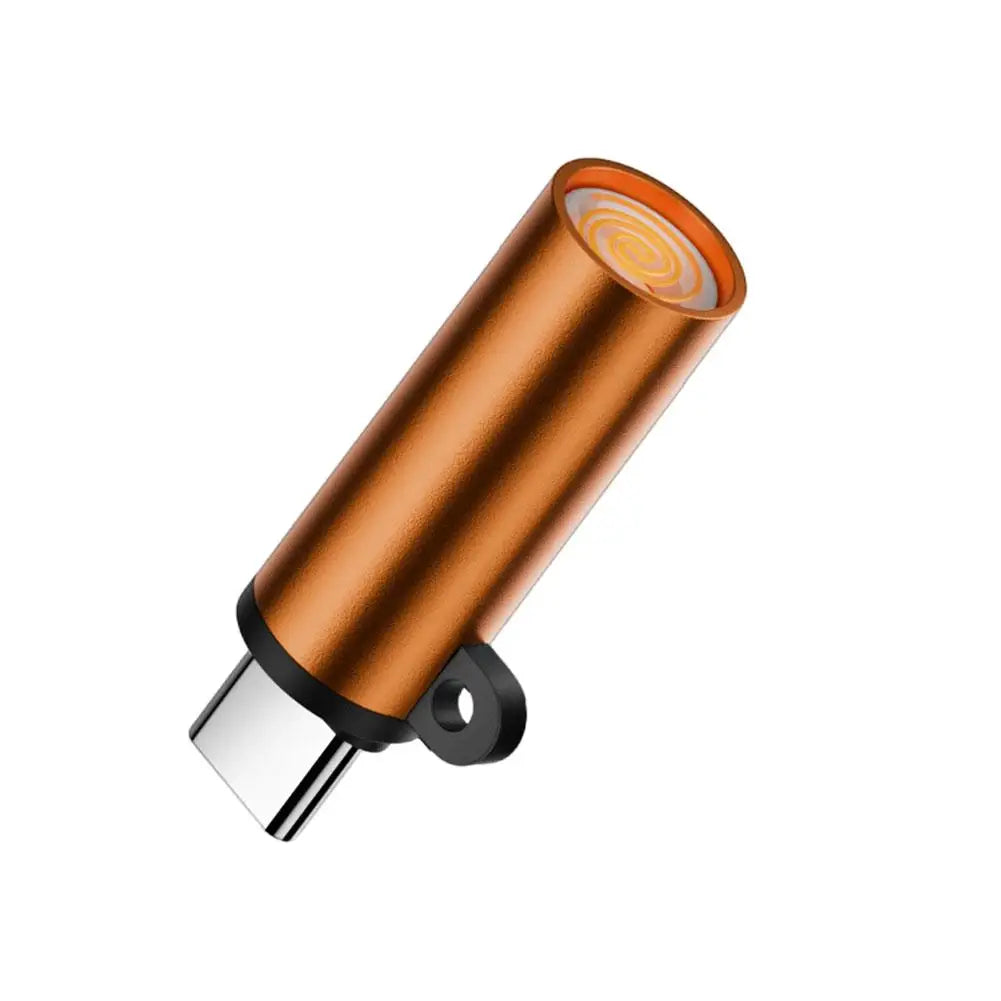 Type-C Plug and Use Arc Lighter - Portable Windproof Electric Lighter for Flights, Camping & Emergency Use