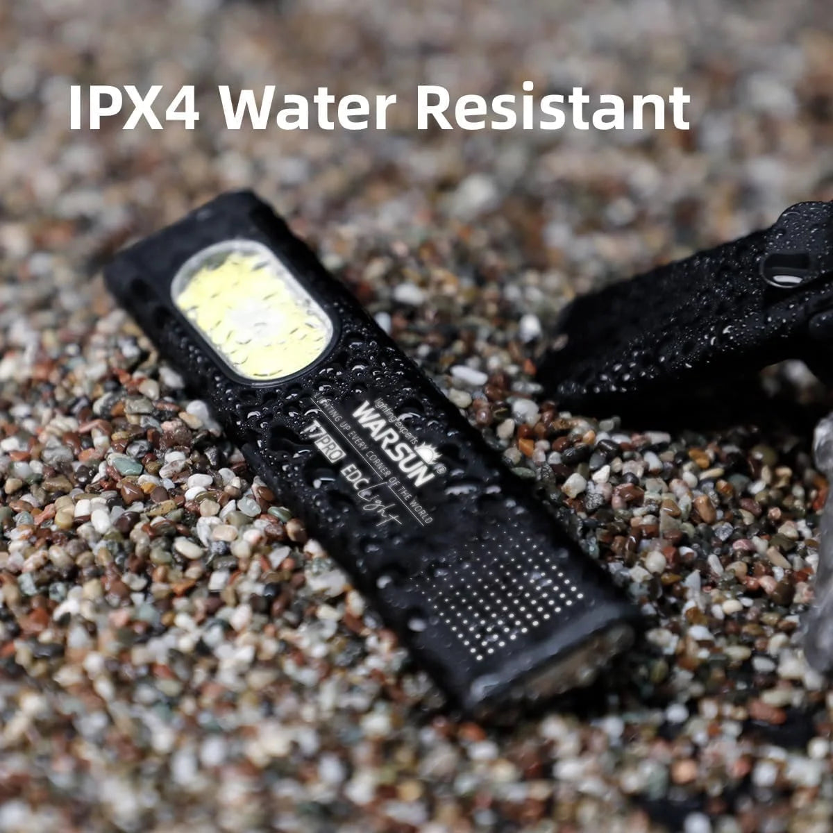 LED Keychain Flashlight 650Lm Portable Mini Torch Light Pocket Lantern Flood Work Light with Magnet