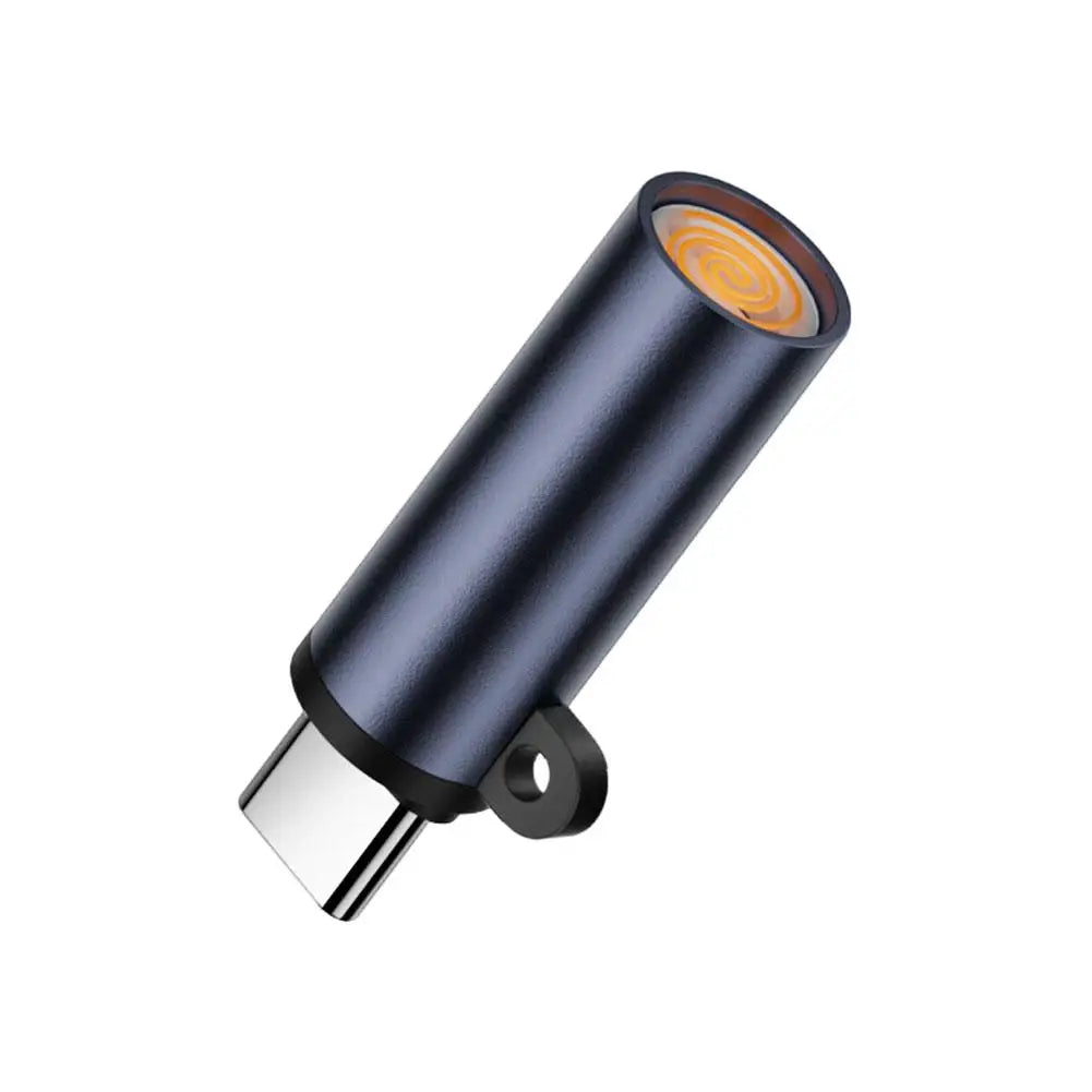 Type-C Plug and Use Arc Lighter - Portable Windproof Electric Lighter for Flights, Camping & Emergency Use