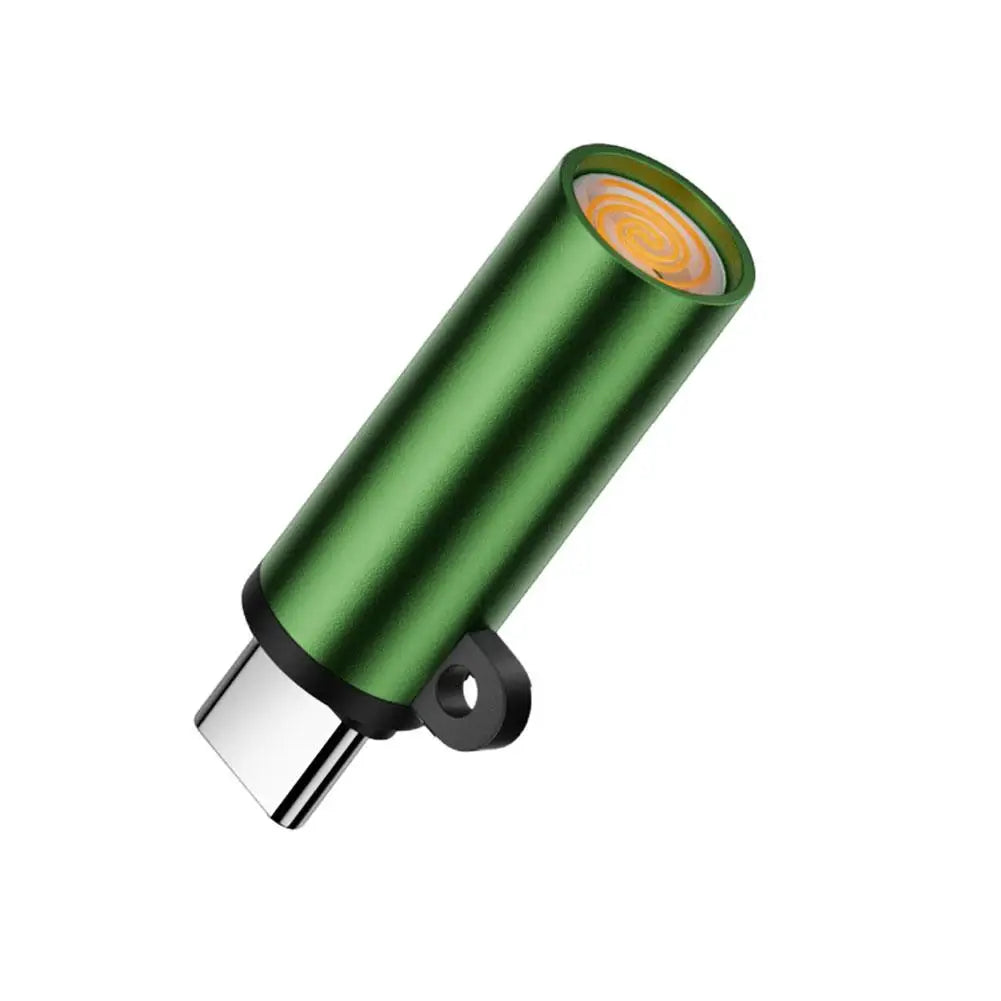 Type-C Plug and Use Arc Lighter - Portable Windproof Electric Lighter for Flights, Camping & Emergency Use