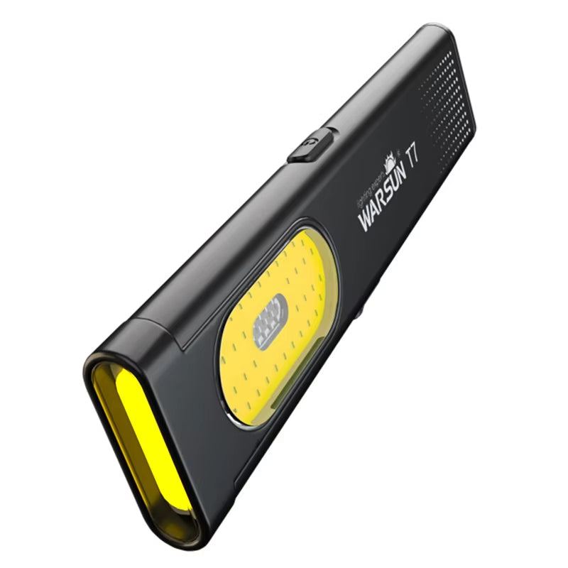 LED Keychain Flashlight 650Lm Portable Mini Torch Light Pocket Lantern Flood Work Light with Magnet
