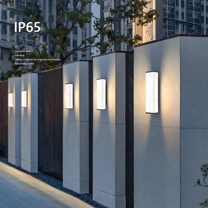 Stainless Steel Outdoor Wall Lamp Outdoor Wall Lamp Outdoor Led Outdoor Lighting Long Wall Lamp Waterproof IP65 Outdoor Garden L