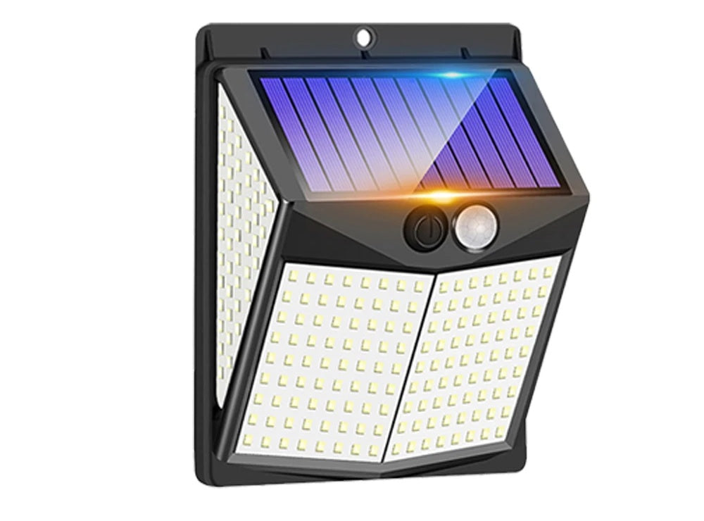 Outdoor Solar Light Wall with Motion Sensor